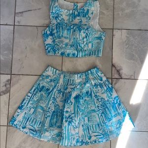 Lilly Pulitzer Two Piece Set (Size 2)
